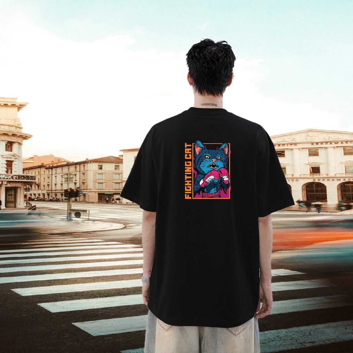 2024 Designer T Shirt For Man 230g Cotton letter Casual Beach Clothings Short Sleeve O-Neck Comfortable Men Tees Custom Anime