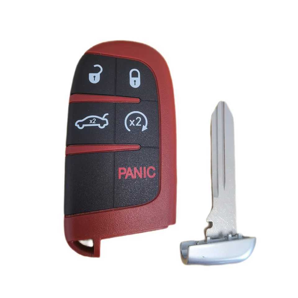 Car Key Top Quality 5buttons Car Key Shell Fob For Trackhawk Scat Pack/392/HEMI/Challenger/DAYTONA for SRT Hellcat Redeye Widebody VIPERL2486