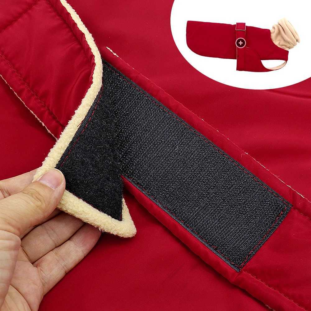 Super Warm Thick Dog Clothes Waterproof Dog Coat et For Medium Large Dogs Greyhound Wolfhound Shepherd Clothing W250904