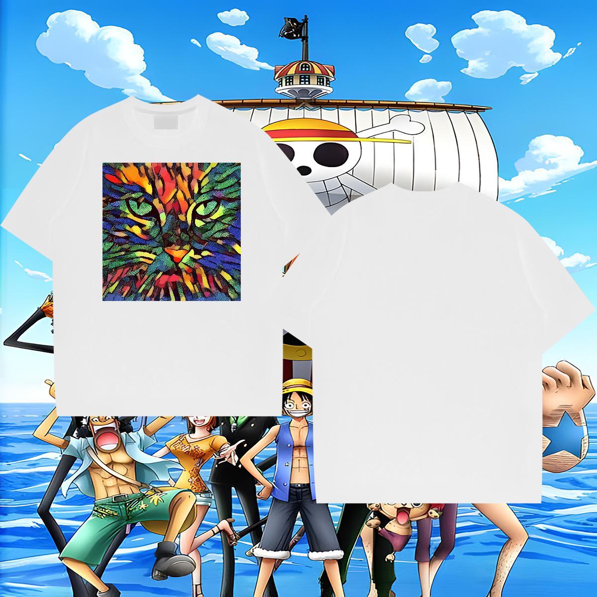 TOP Quality Tshirts 230g Cotton Street Casual cat Plus Size Custom Crew Neck Fashion Casual Mens T Shirts Tops Tees