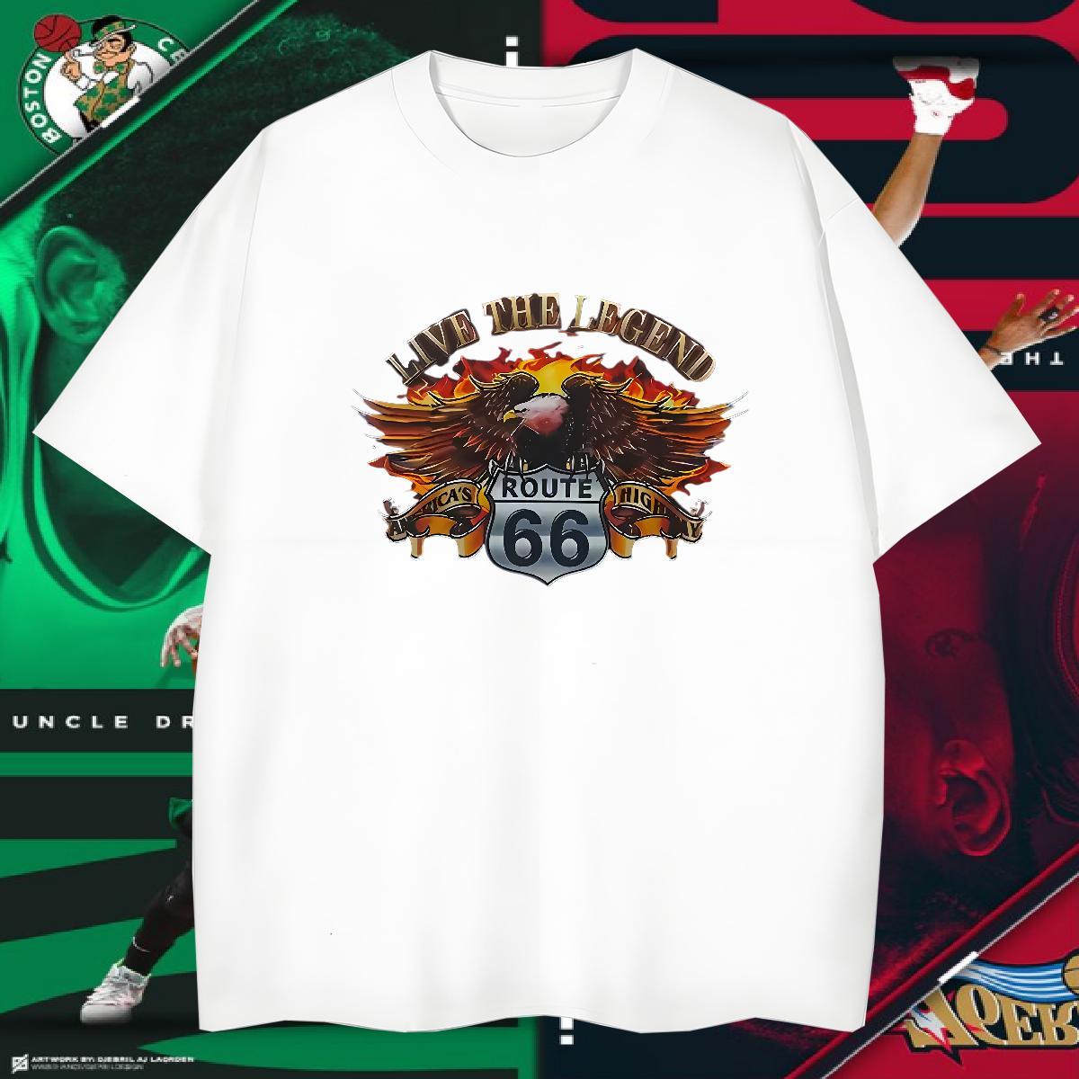 T-Shirts 230g Pure Cotton eagle Street Round Neck Short Sleeve Graphic Mens Tshirts Wholesale Popular Tees