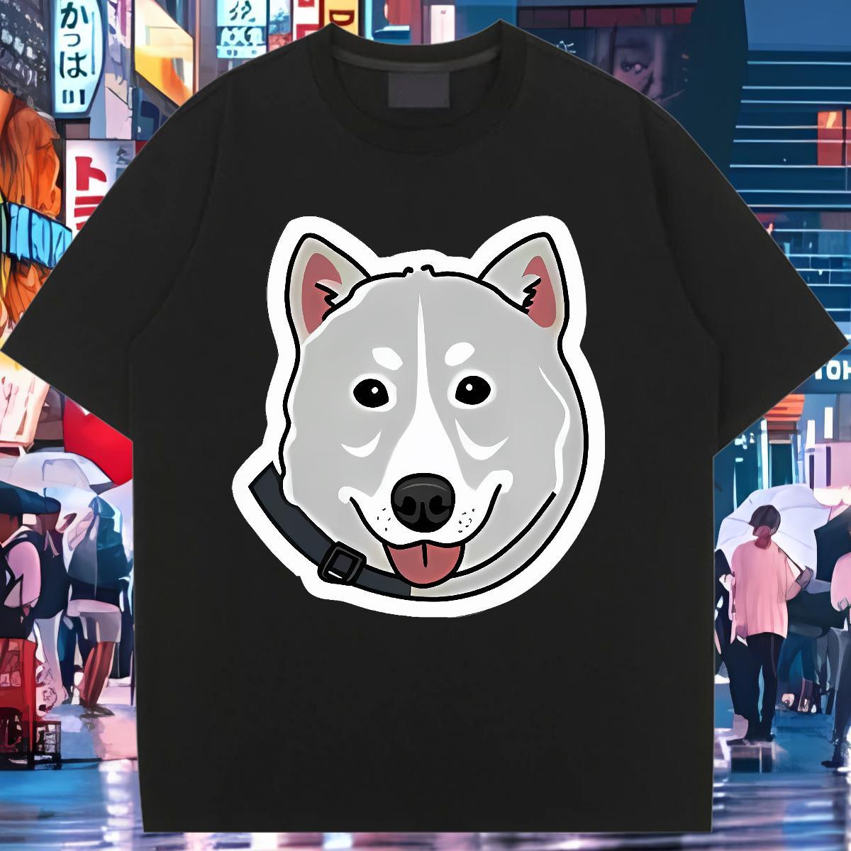 Unisex T-Shirts for Women Comfortable Woman Tshirt DIY Printed dog Sport 230g 100% Cotton Casual New Clothes Shirt