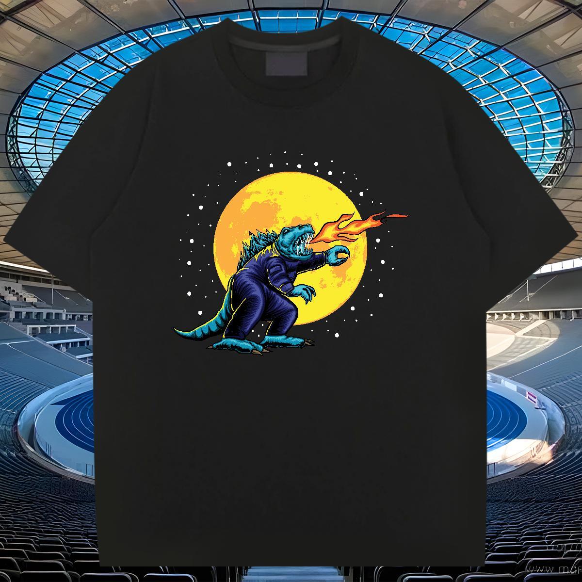 Popular Men Tshirts 100% Cotton 230g Street ET Custom Print Plus Size Round Neck Short Sleeve Fashion Design Men T Shirts Polos