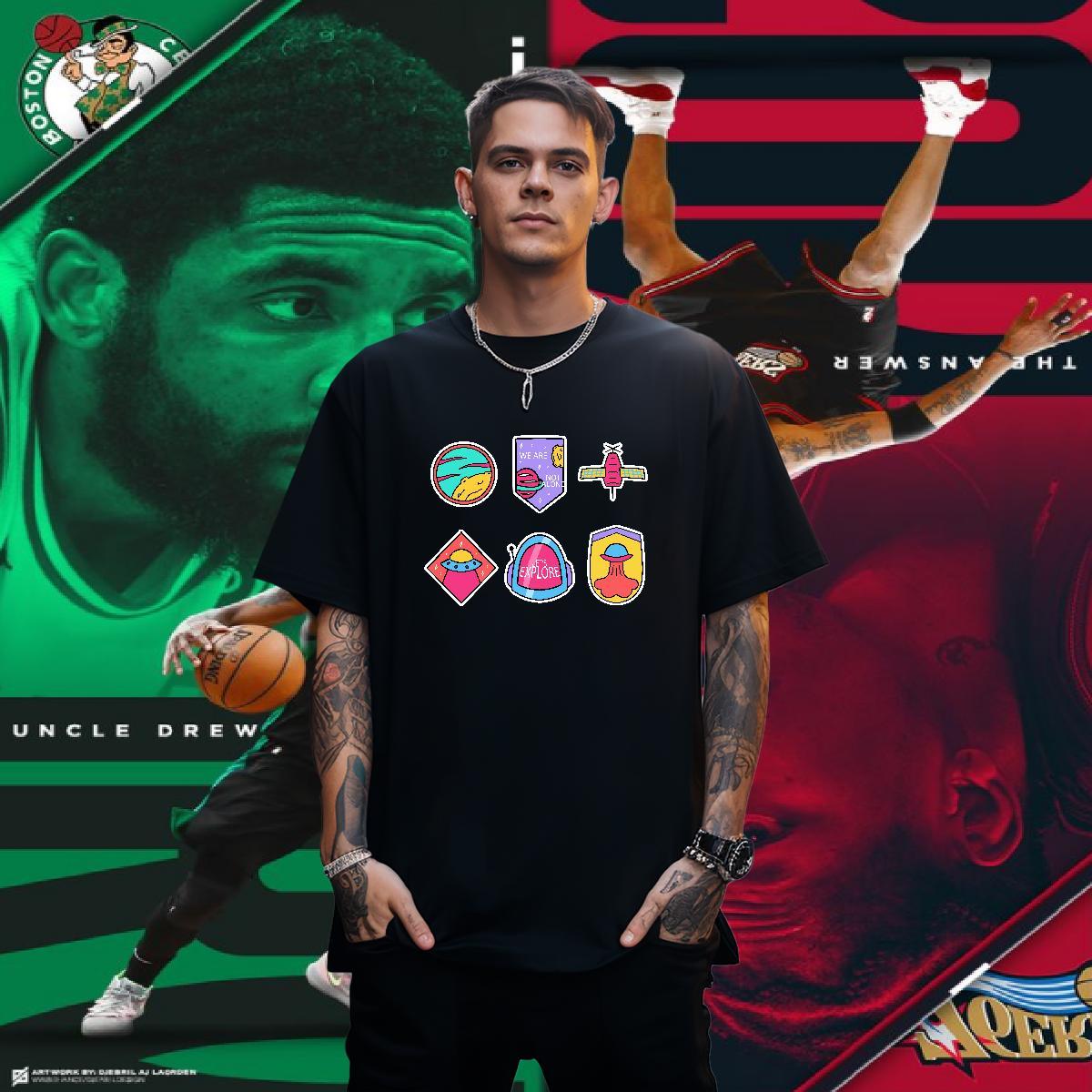 Mens T Shirts 100% Cotton 230g planet Casual O Neck Short Sleeves Custom Print Oversized Men Tees Wholesale Popular Clothings