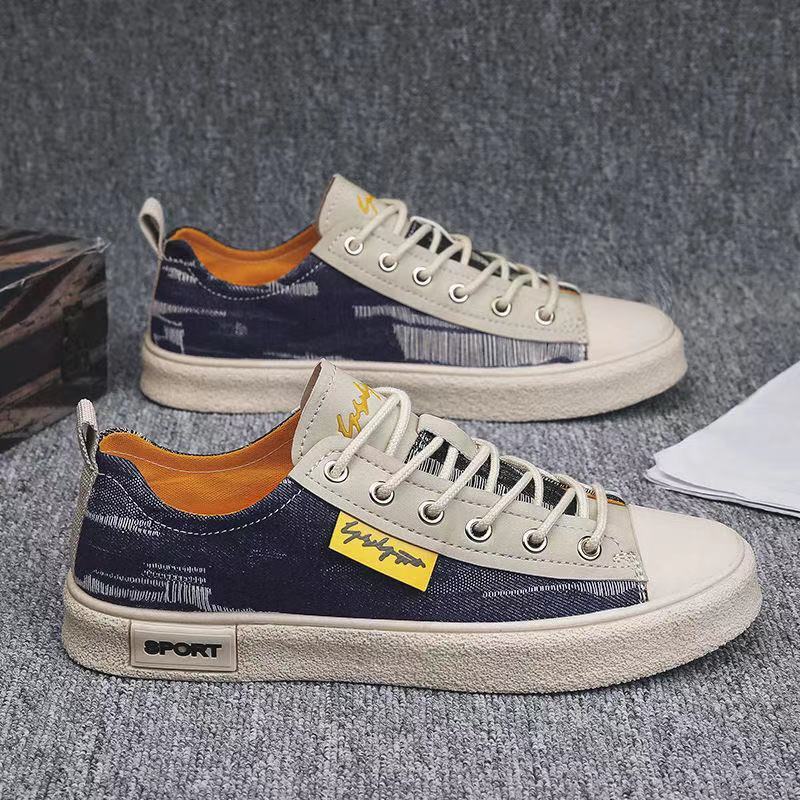UNMUN Summer Board New Low Top Canvas Shoes Men's Student Trendy Versatile