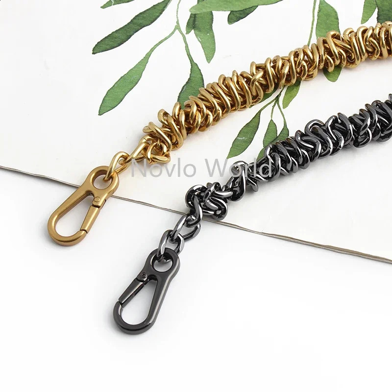 21020PCS 3975CM Aluminium Metal Chains With Buckles For Replacement Crossbody Shoulder Bags Purse Handbags Belt Accessories 240805