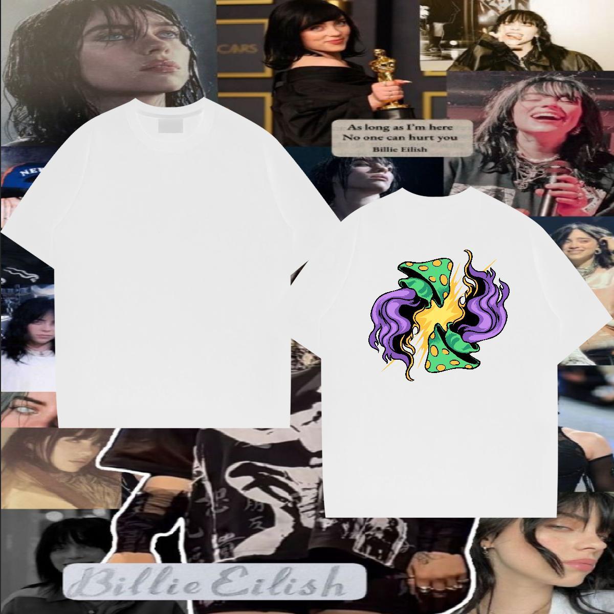 2024 Designer T-Shirts 230g Cotton mushroom Outdoor Clothings Crew Neck Breathable High Quality Tshirts Oversized 3XL 4XL