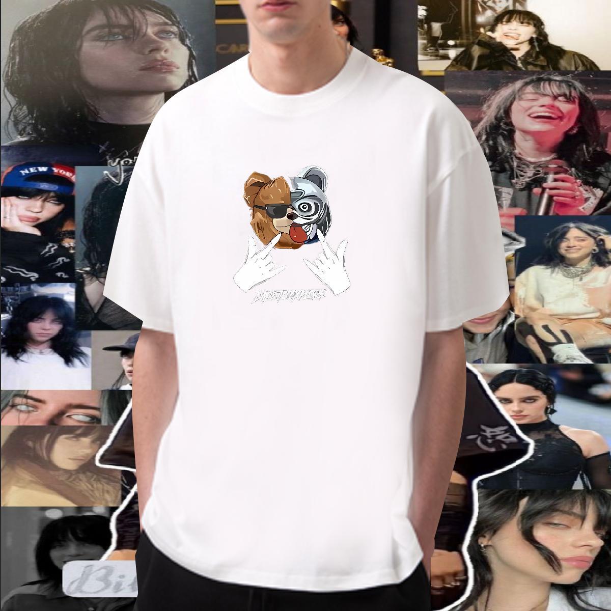 Customized T Shirts Men 230g Pure Cotton halloween Casual Tees Breathable Classic Men Tshirts Plus Size Custom