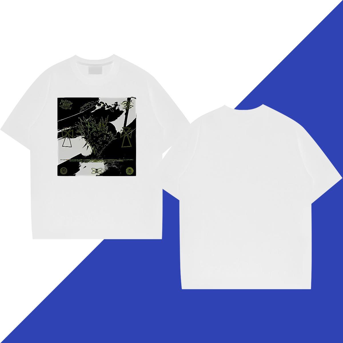 Fashion Casual T-Shirts 230g 100% Cotton halloween Street Top Tees Breathable Short Sleeve Comfortable Men Tops Tees Customized