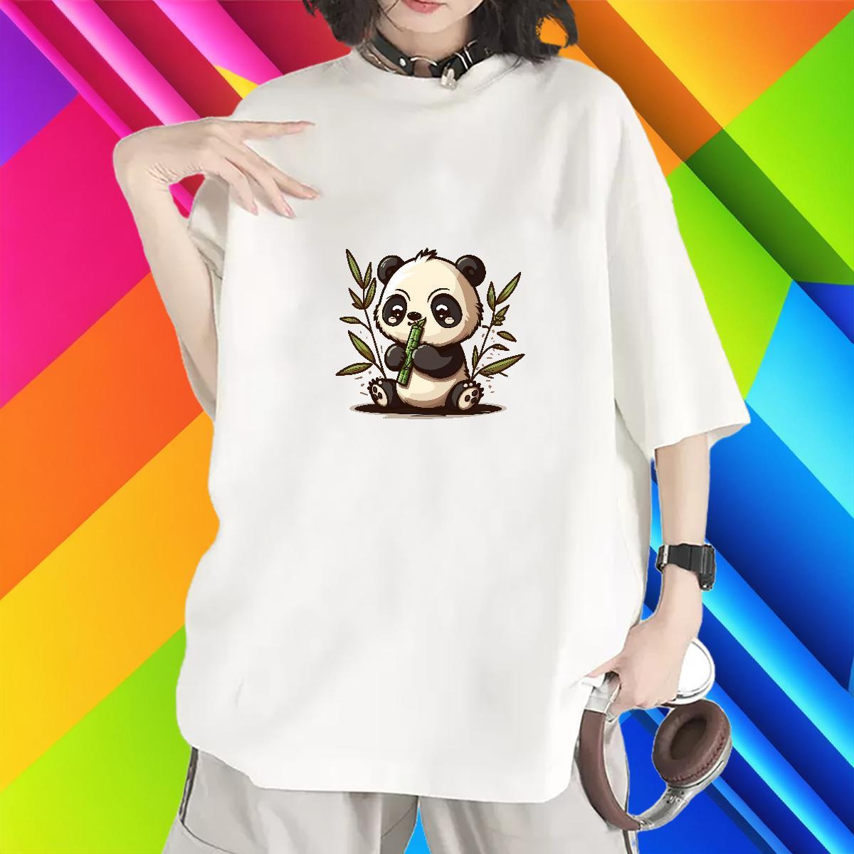 High quality Women T Shirts Short Sleeve O-Neck Womens Tshirts Cartoon Printing L-4XL Spring Summer 230g Cotton TOP Quality Clothes Shirt