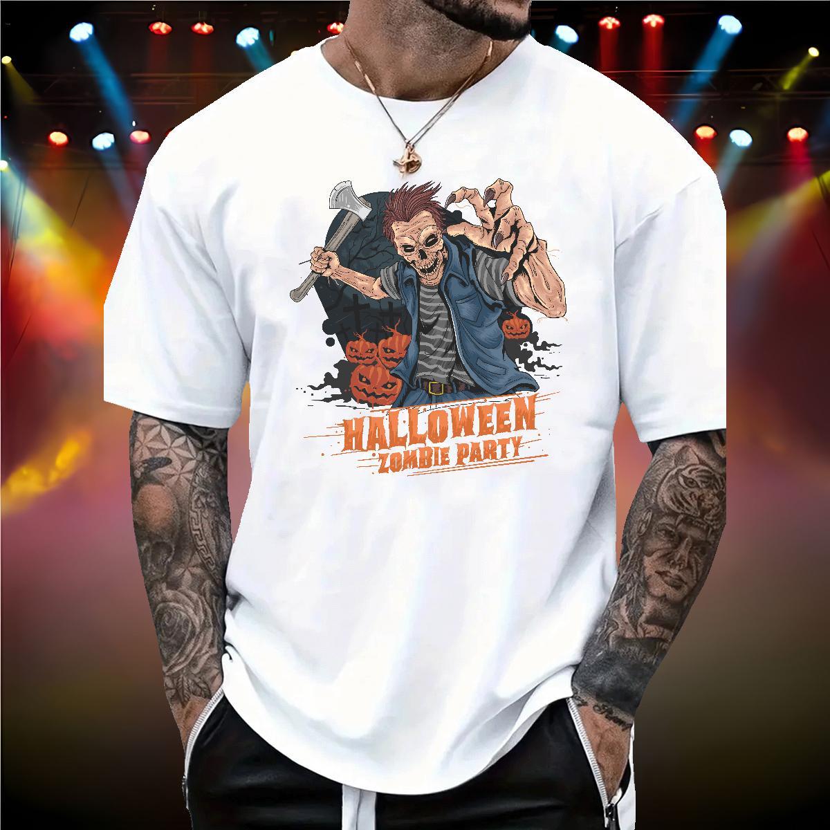 Classic Casual Men T Shirts 230g 100% Cotton monster Casual Beach Tshirts Breathable Short Sleeve Designer Mens Tshirts Custom Anime