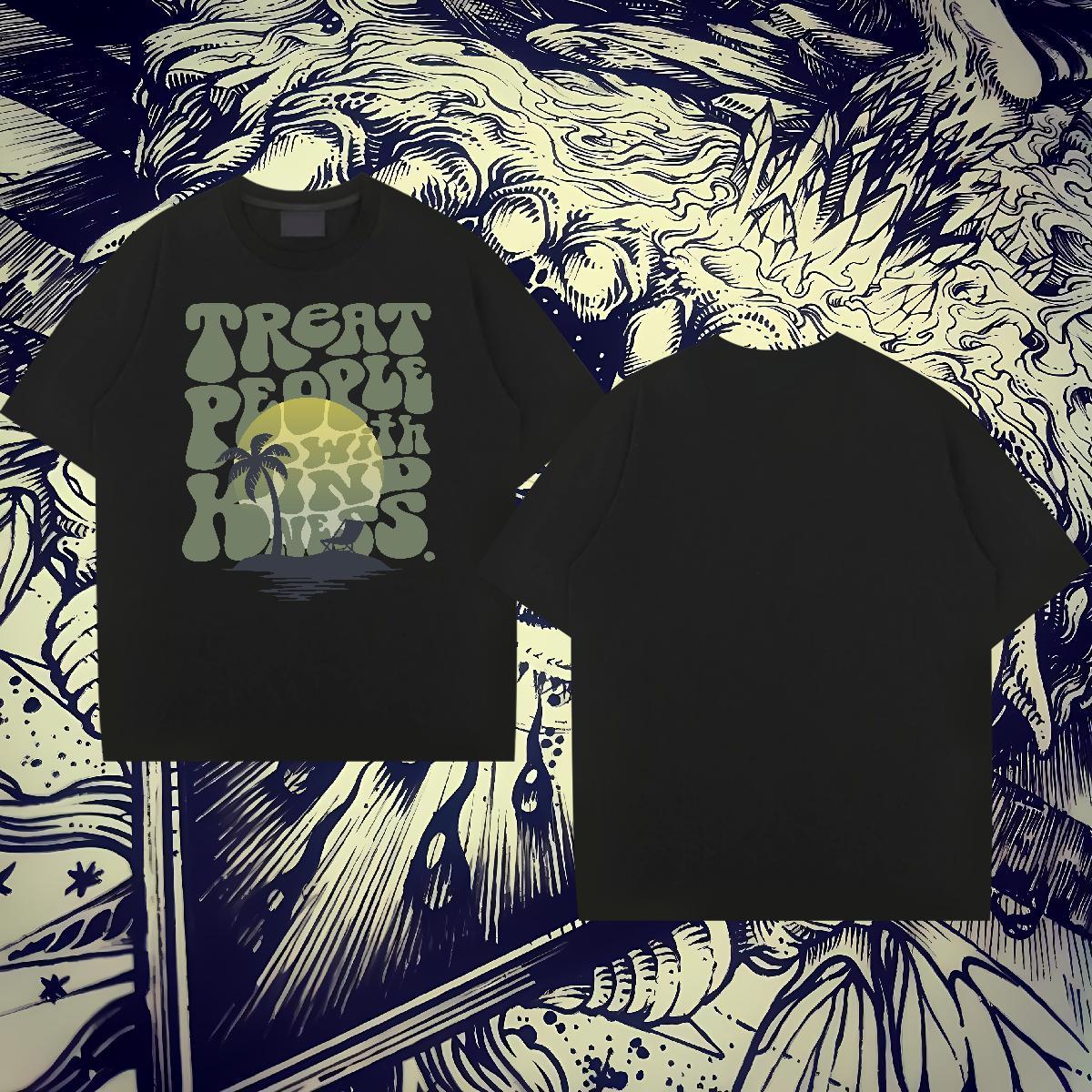 Designer Mens Tshirts 100% Cotton 230g Street Graphic Breathable Short Sleeve New Designer T shirt Clothes