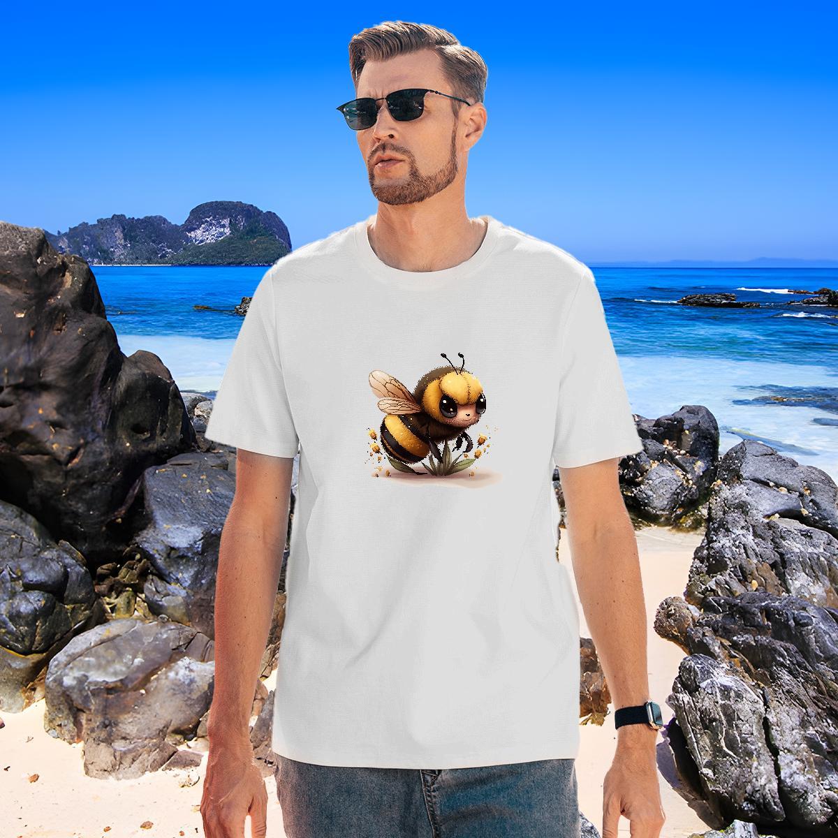 TOP Quality Tshirts 230g Cotton Mens T Shirts Daily Wear Short Sleeve Soft Cartoon Printing L-4XL Free Shipping Tops