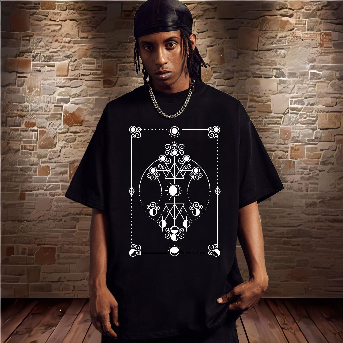 T-Shirts for Men 230g Pure Cotton handpainted Summer Casual O-Neck Short Sleeve Anime Men Tops Tees 2024 Designer Soft Clothings