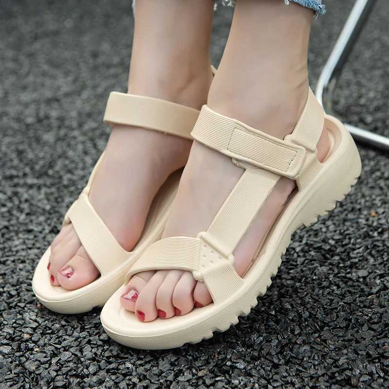 High Quality Womens Sandals Fashion Trend Anti-slip Wear-resistant Lightweoght EVA Flat Sandals for Women Outdoor Beach Shoes for Women T241227