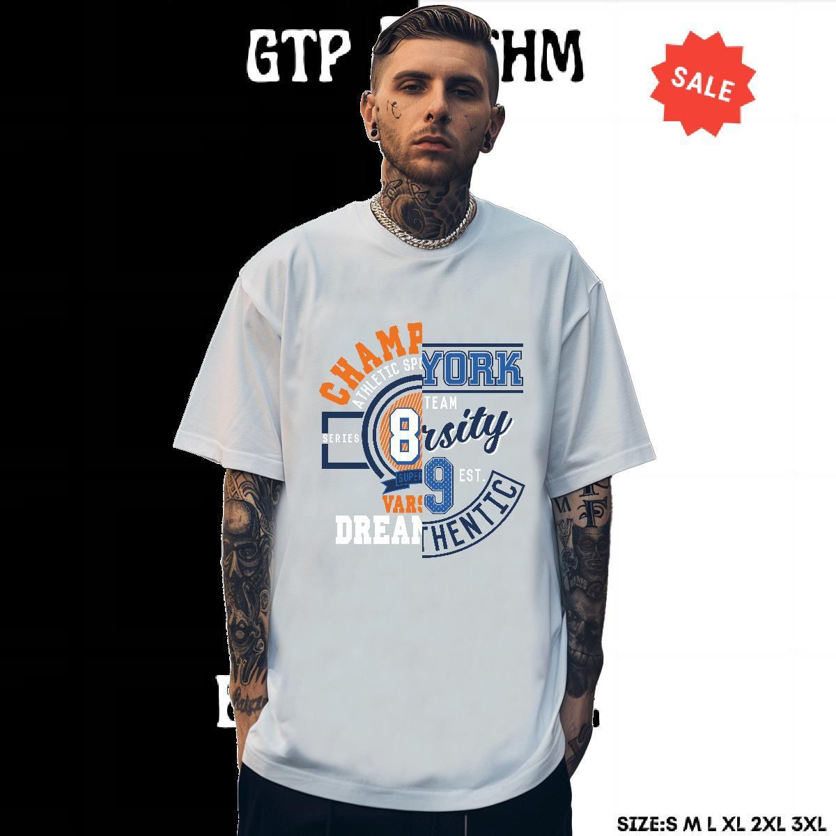 Brand Men Clothes T-Shirt 100% Cotton 230g Casual letter Custom Printing Round Neck Short Sleeve 2024 Designer T-Shirts Tops Tees