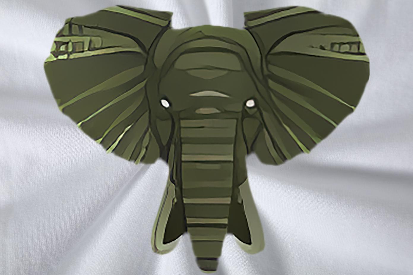 Fashion Man T Shirts 100% Cotton 230g Elephant Casual Tops Shirt Breathable Brand Mens Tshirts Custom Printed