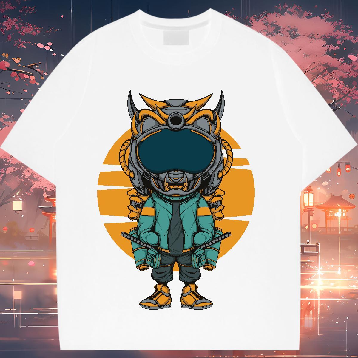 Lady Womens Tshirts 100% Cotton 230g universe Street Casual T Shirt For Woman O Neck Short Sleeves Anime Tees Shirts