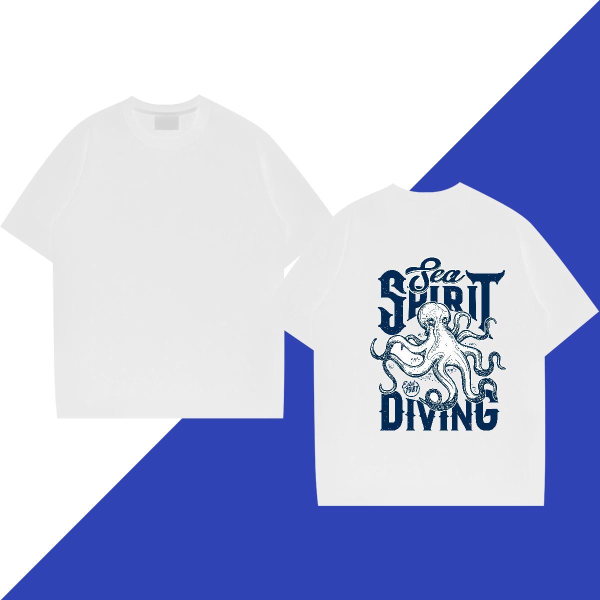 DIY Customized T Shirts Men 230g 100% Cotton Street Wear Tee Shirt O Neck Short Sleeves Unisex Mens Tshirts Custom Printed
