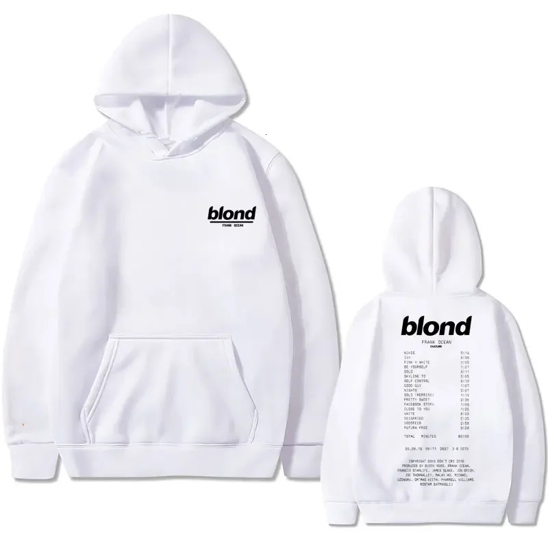 Rapper Frank Hoodie Gold Pattern Sportswear Mens and Womens Ocean Hip Hop Sweasthir Fashion Retro Pullover 240806