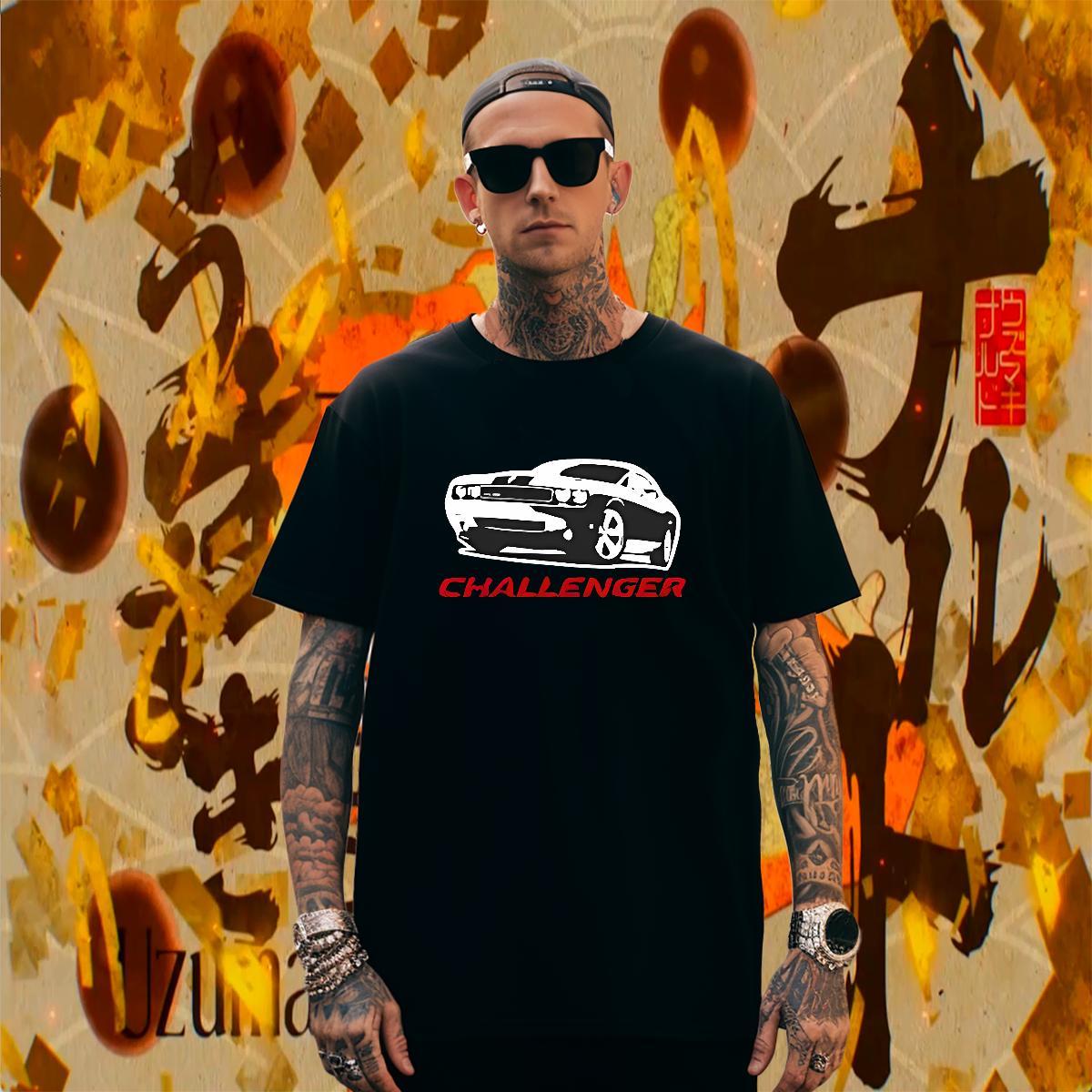 Brand Tshirts 230g Cotton Sports Casual car DIY Printed Crew Neck New Arrival T Shirt For Man Clothings