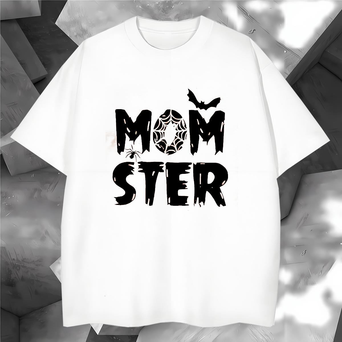 Brand T-Shirts for Men 100% Cotton 230g halloween Summer Casual Polos Breathable Short Sleeve Loose Fit Tshirts Customized