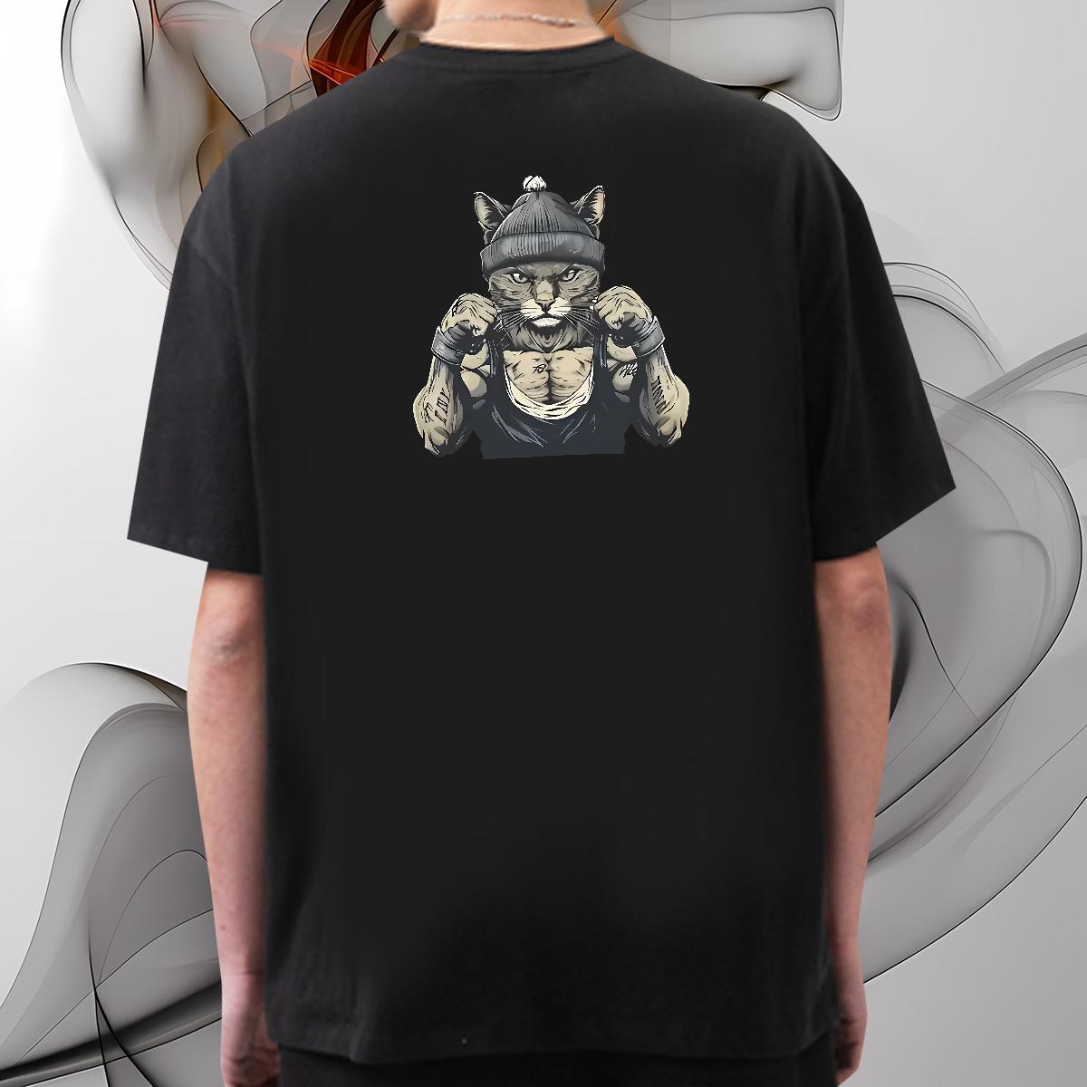 Free Shipping T shirt 230g Pure Cotton strong High Street Hip Hop Tees Breathable Crew Neck Popular Men Tees Customized