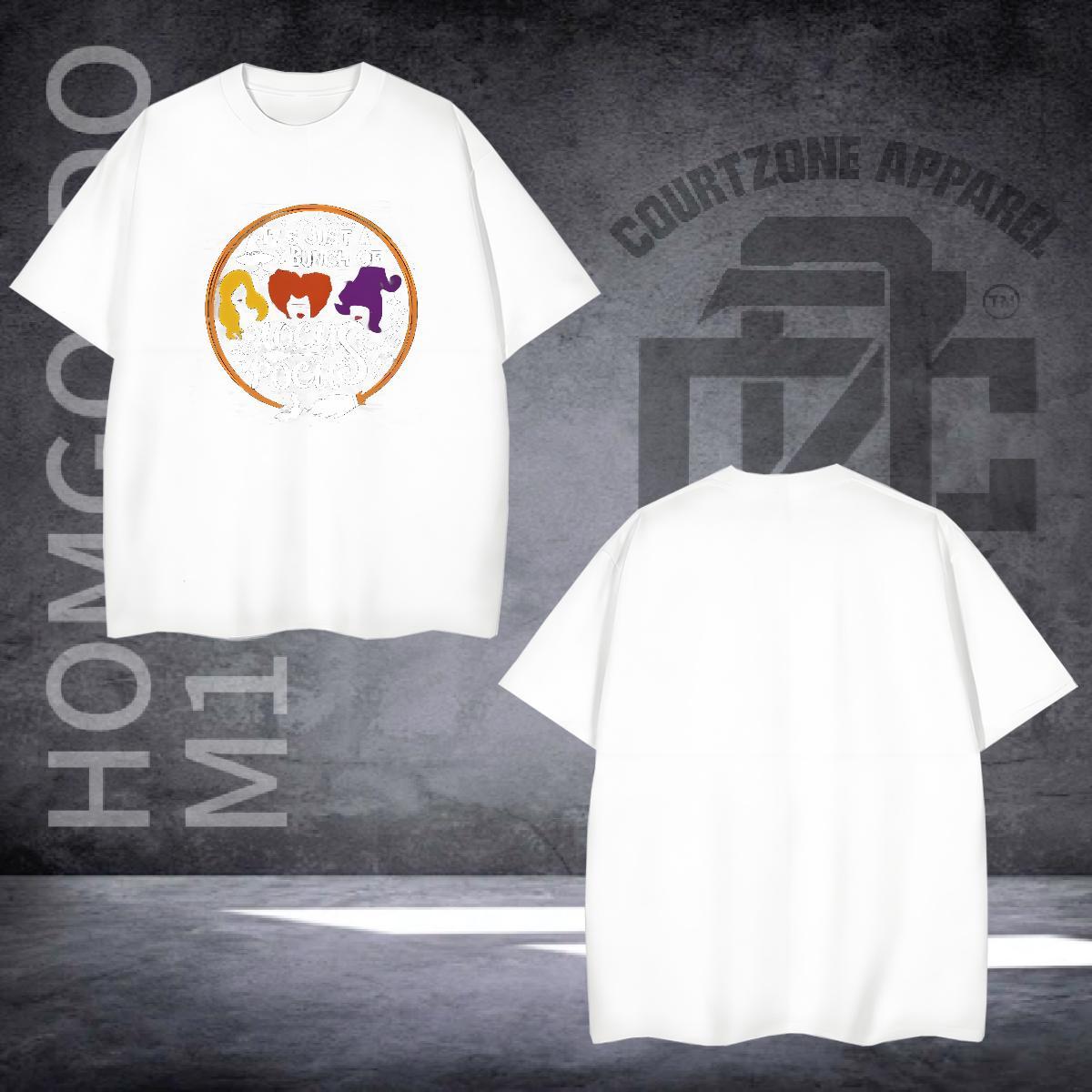 DIY Customized Man T Shirts 230g Cotton halloween Street wear Hip Hop Clothes Round Neck Short Sleeve High Quality Tshirts Cartoon Print