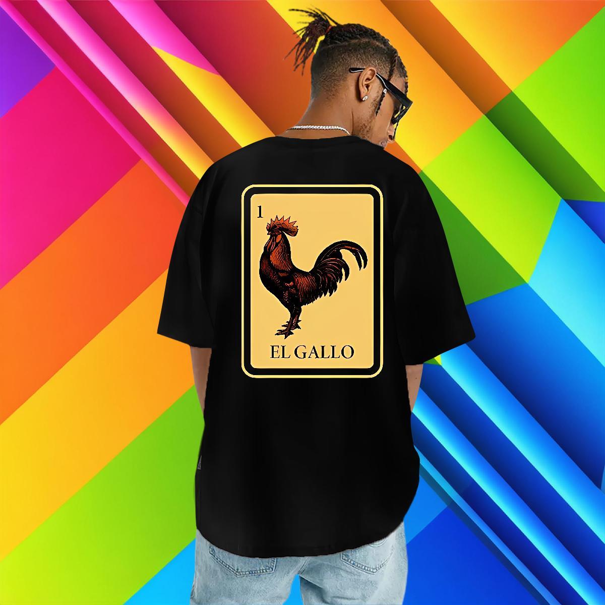 New Men T Shirts 230g 100% Cotton chicken Hip Hop Tops Breathable Crew Neck Wholesale Couples T Shirts Custom Printing