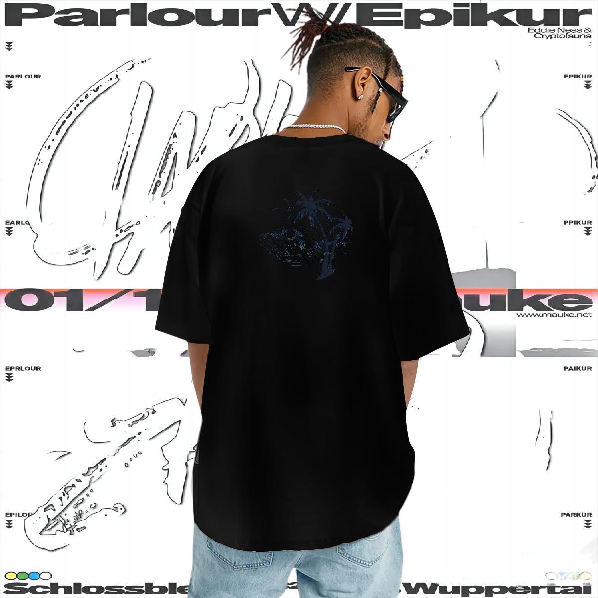 2024 Designer T-Shirts 230g Pure Cotton tree High Street Hip Hop Tee Shirt Crew Neck Breathable Comfortable Men Clothes T-Shirt DIY Logo Oversized