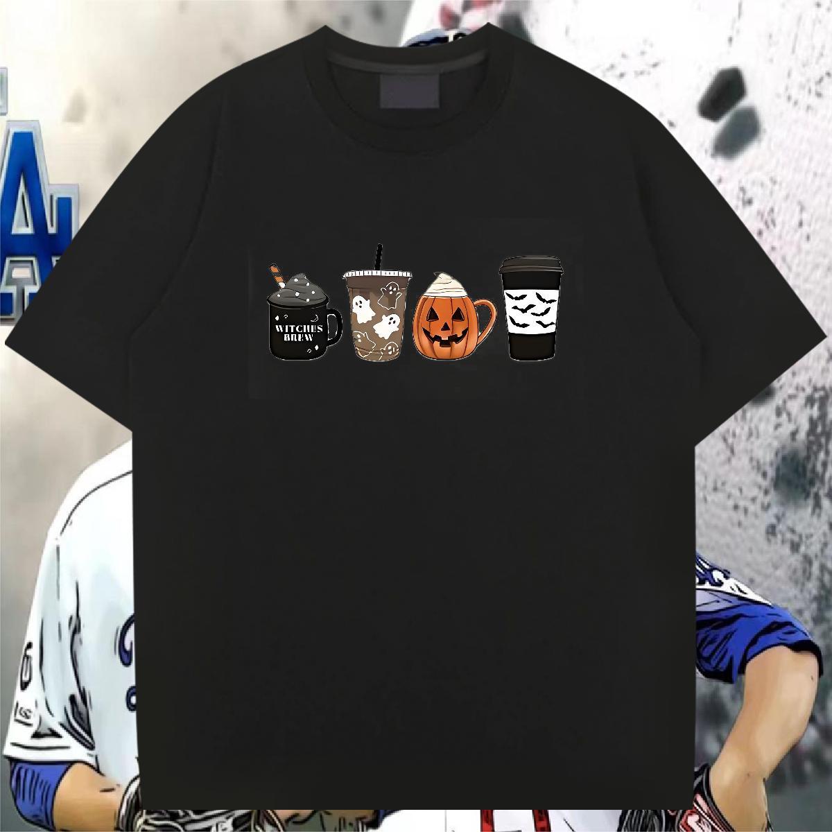 Stylist Mens T Shirts 100% Cotton 230g cup Sport Tshirts Crew Neck Breathable Popular Mens Tshirts DIY