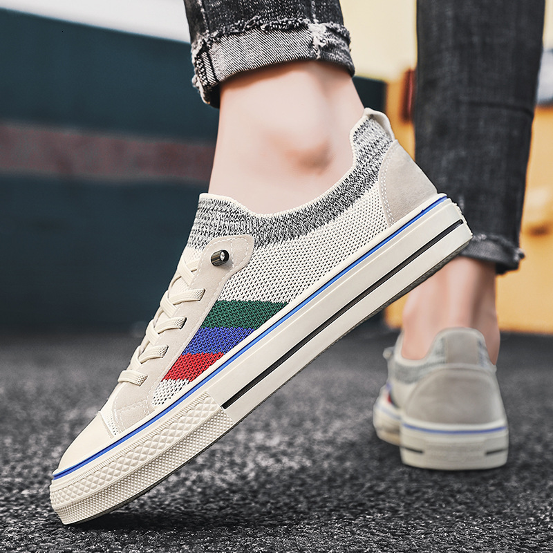 Canvas Men's 2024 New Summer Breathable Thin Casual Student Board One Step Lazy Old Beijing Cloth Shoes