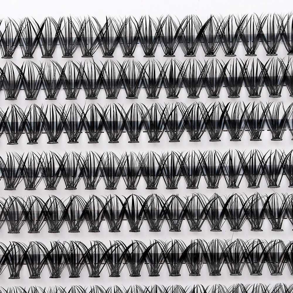 Natural 48/60/100/280Pcs mink eyelashes handmade silk 10/20/30/40D personal cluster eyelash extension 3D roll soft Cilos hot W240803