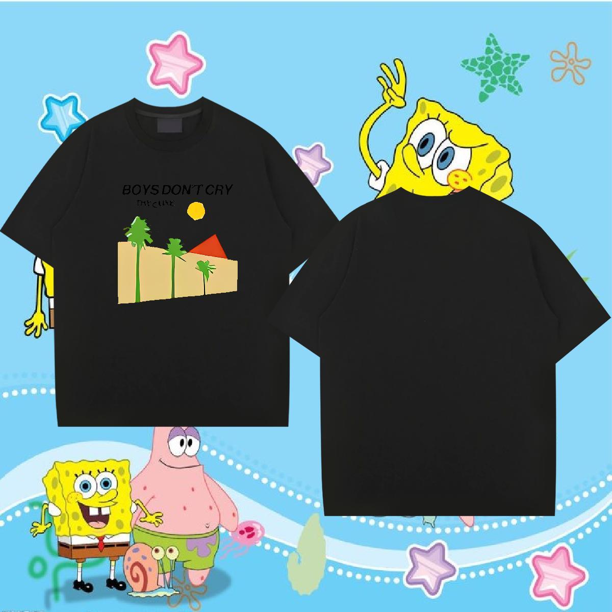 Classic Casual Man T Shirts 230g 100% Cotton tree Hip Hop Street Wear Breathable Cool Design Men Tees Graphic