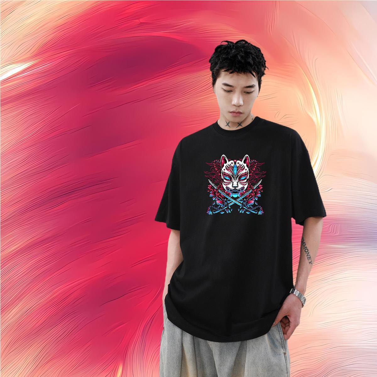 Designer Fashion T-Shirts 230g Pure Cotton Daily Wear Tshirts Crew Neck Breathable Free Shipping Tshirt for Man Woman DIY Printed