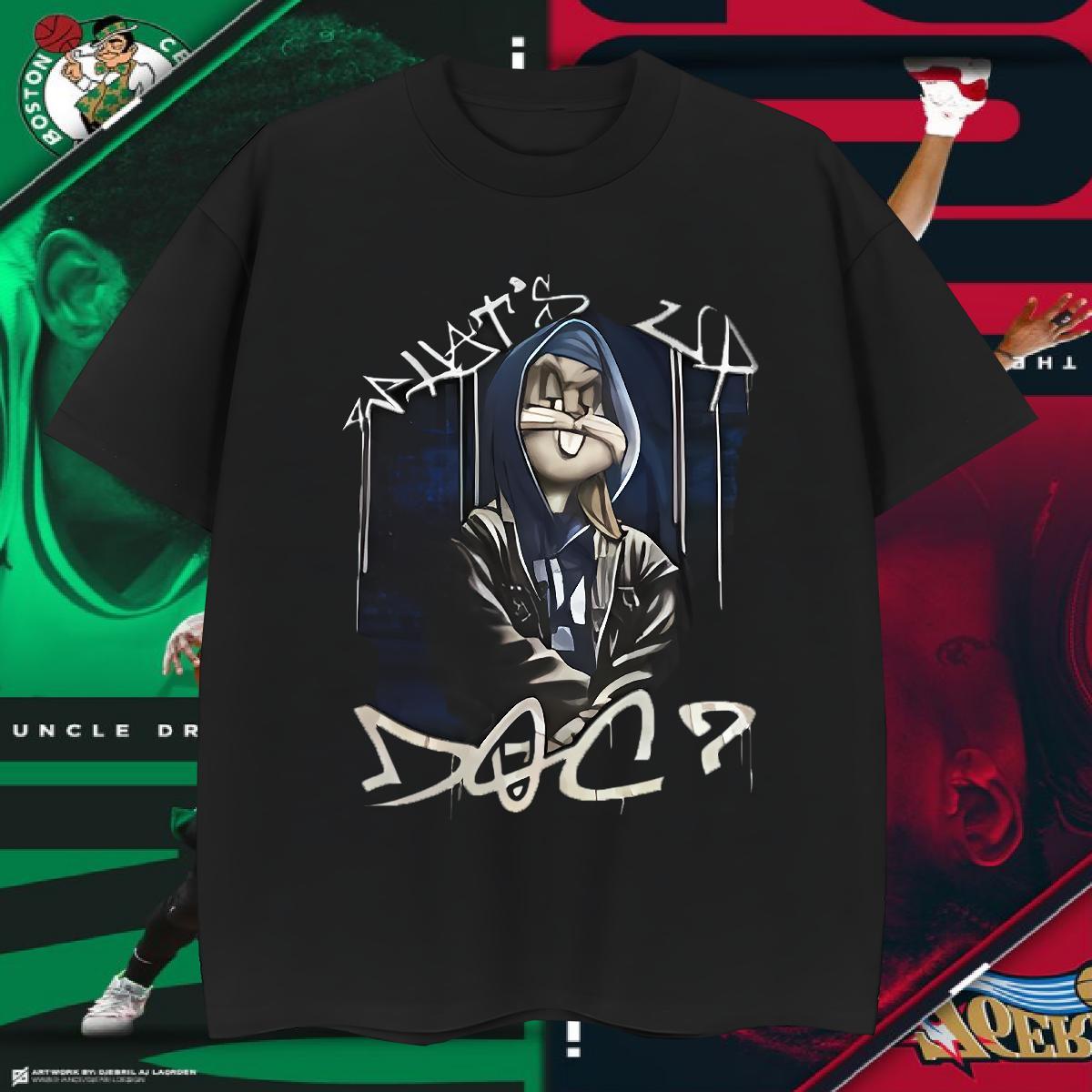 Cool Mens Tshirts 100% Cotton 230g rabbit Mens T Shirts Street Wear Round Neck Short Sleeve Black White New Arrival Top Tees