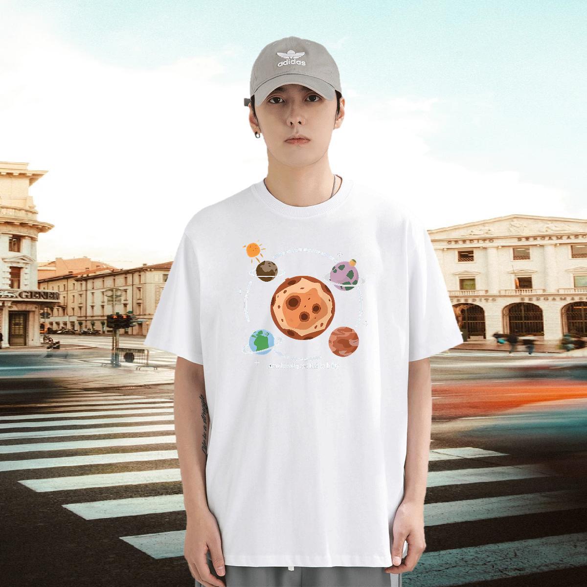 Brand Mens Tshirts 100% Cotton 230g Casual star Oversized 4XL O Neck Short Sleeves Designer Man T Shirts Tees