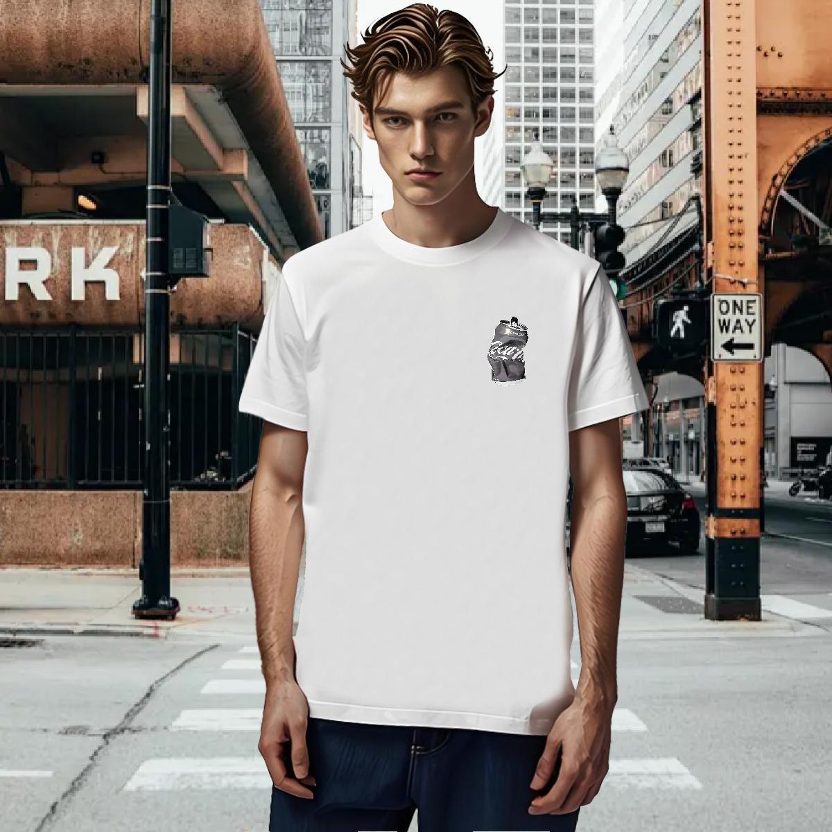 T-Shirts 230g Cotton icon Summer Casual O-Neck Short Sleeve Oversized 3XL 4XL Tshirts 2024 Summer Loose Clothes