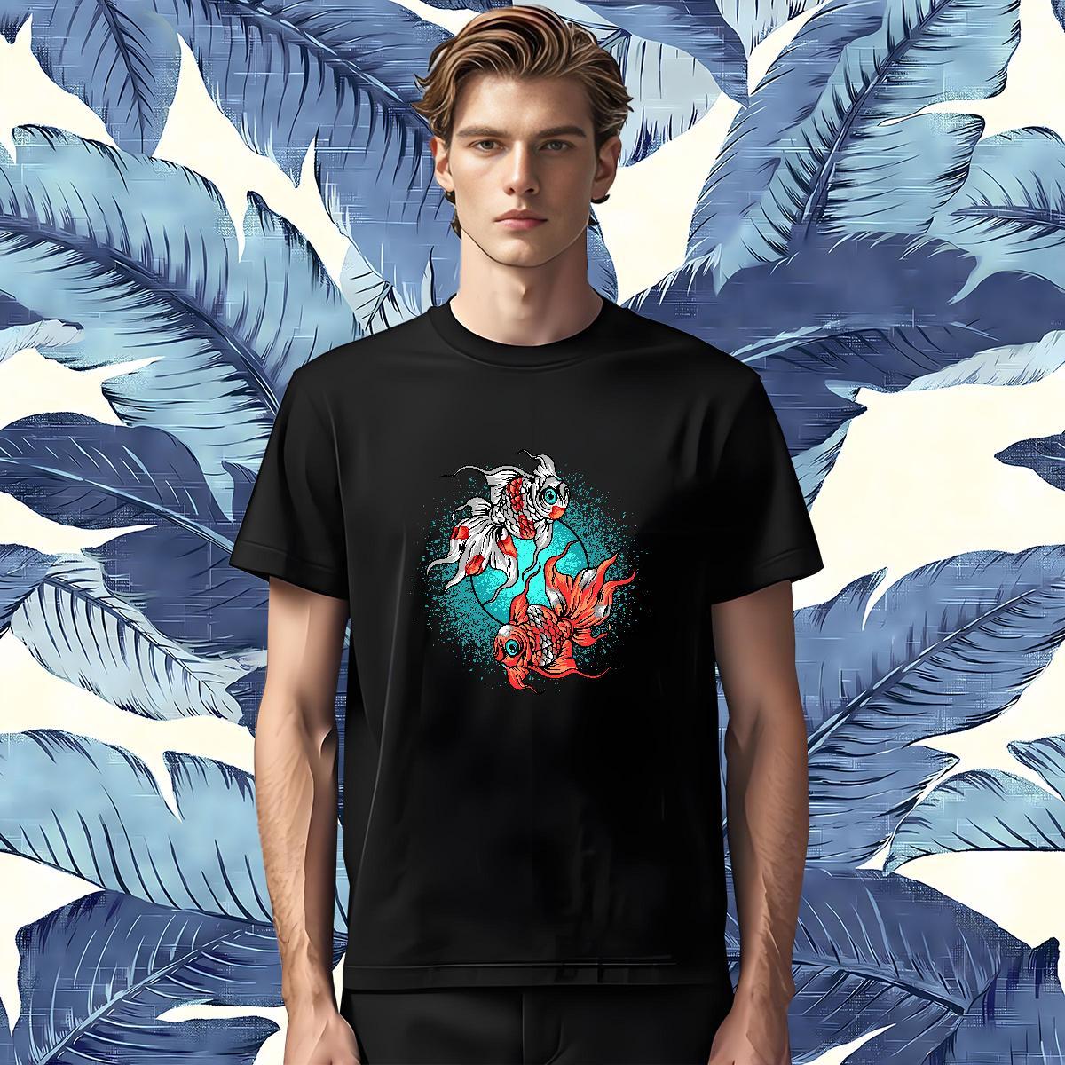 Comfortable Men Tops Tees 230g Pure Cotton Mens T Shirts Street Casual Crew Neck Breathable Custom Cartoon Free Shipping Clothes