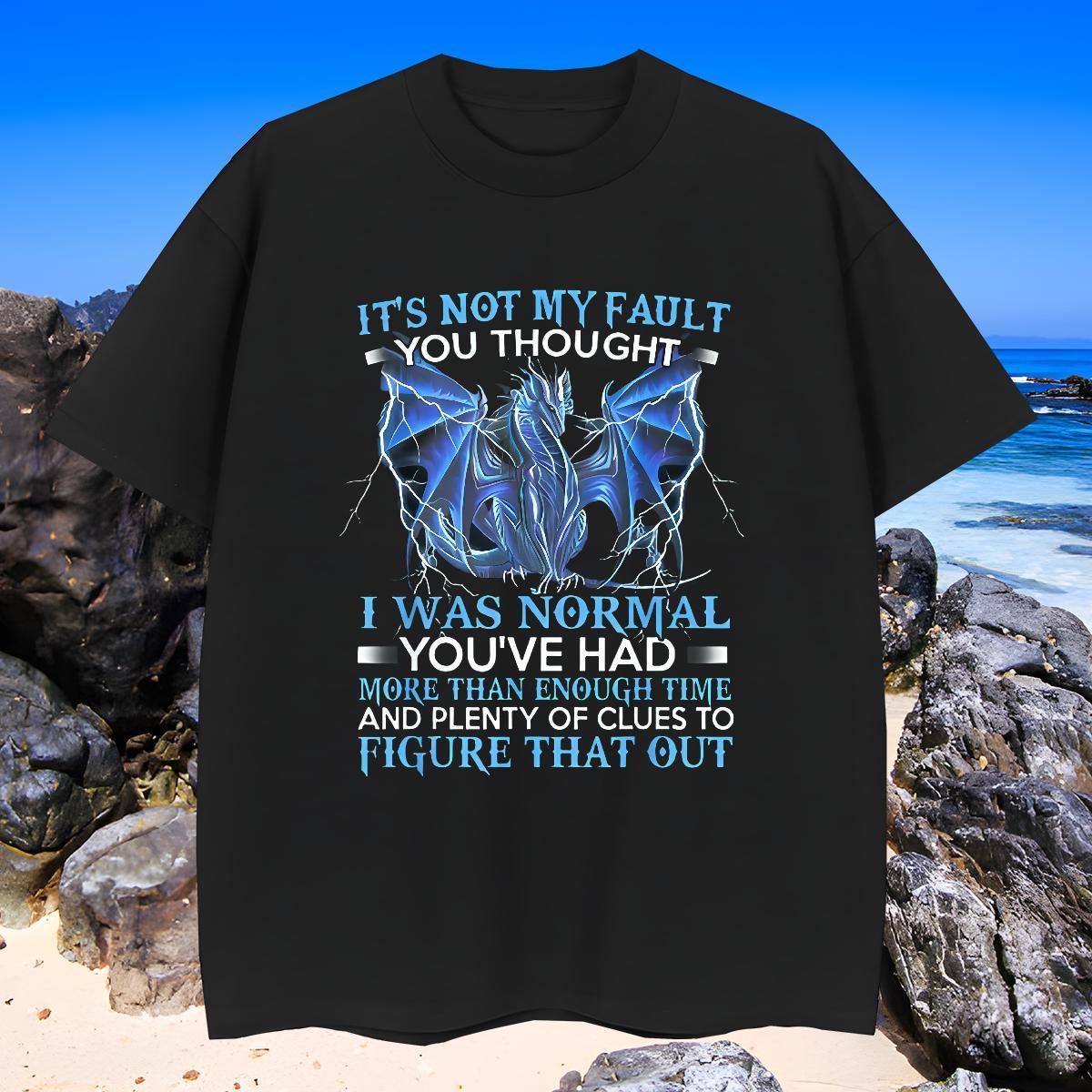 Classic Couples T Shirts 100% Cotton 230g dinosaur T-Shirts for Men Daily Wear O-Neck Short Sleeve Custom Print Plus Size Stylist Tops Tees