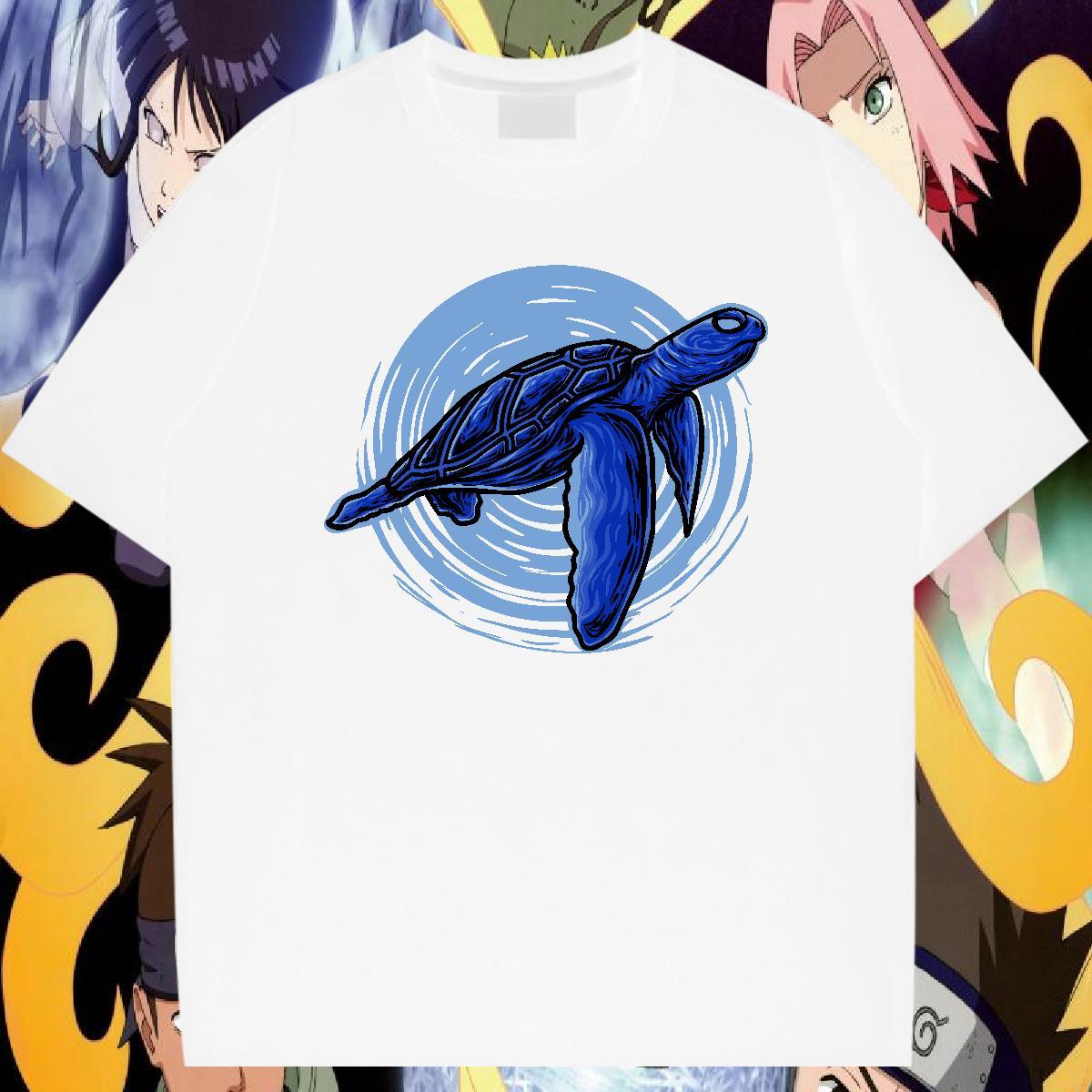 2024 Mens T Shirts 230g Pure Cotton tortoise Beach Tees Shirts Breathable Crew Neck Cool Men Tops Tees DIY Anime