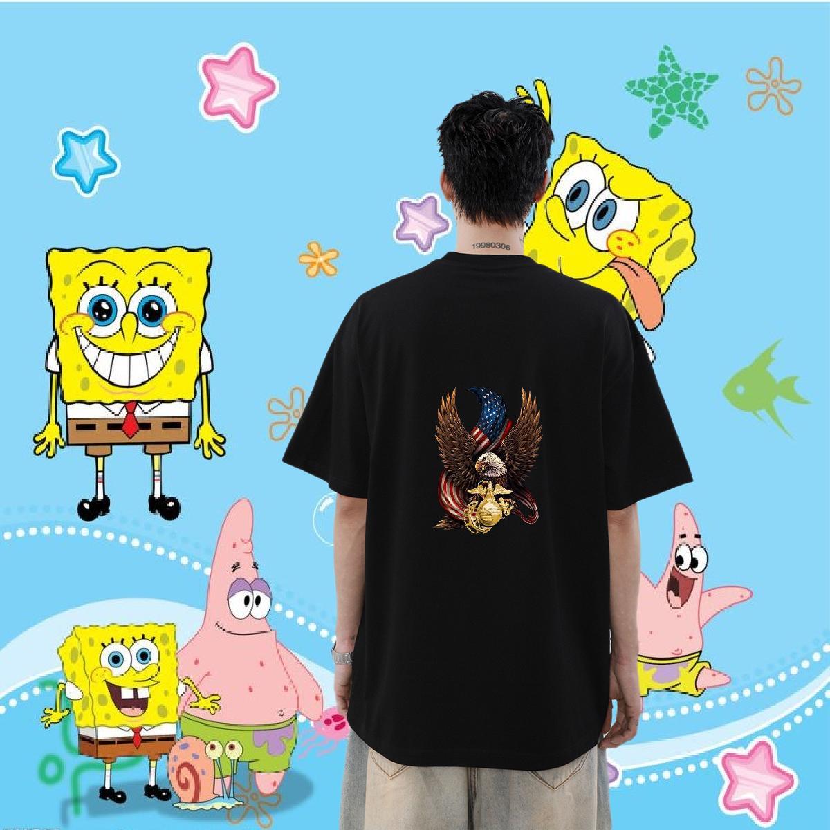 Stylist Mens T Shirts 230g 100% Cotton eagle Daily Wear Tee Shirt Round Neck Short Sleeve TOP Quality Tshirts Graphic