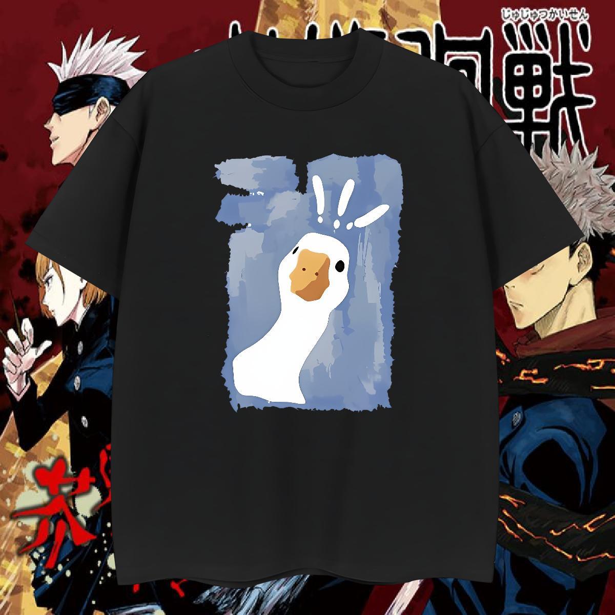 2024 Summer T-Shirts for Men 230g 100% Cotton duck Spring Summer Tops Shirt Breathable Short Sleeve Comfortable Men Clothes T-Shirt Floral Print