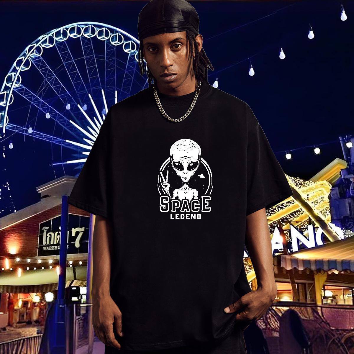 2024 Designer Man T Shirts ET Tops Shirt 230g Pure Cotton Sports Casual Cool Custom Big Size Crew Neck Tshirt for Man Woman