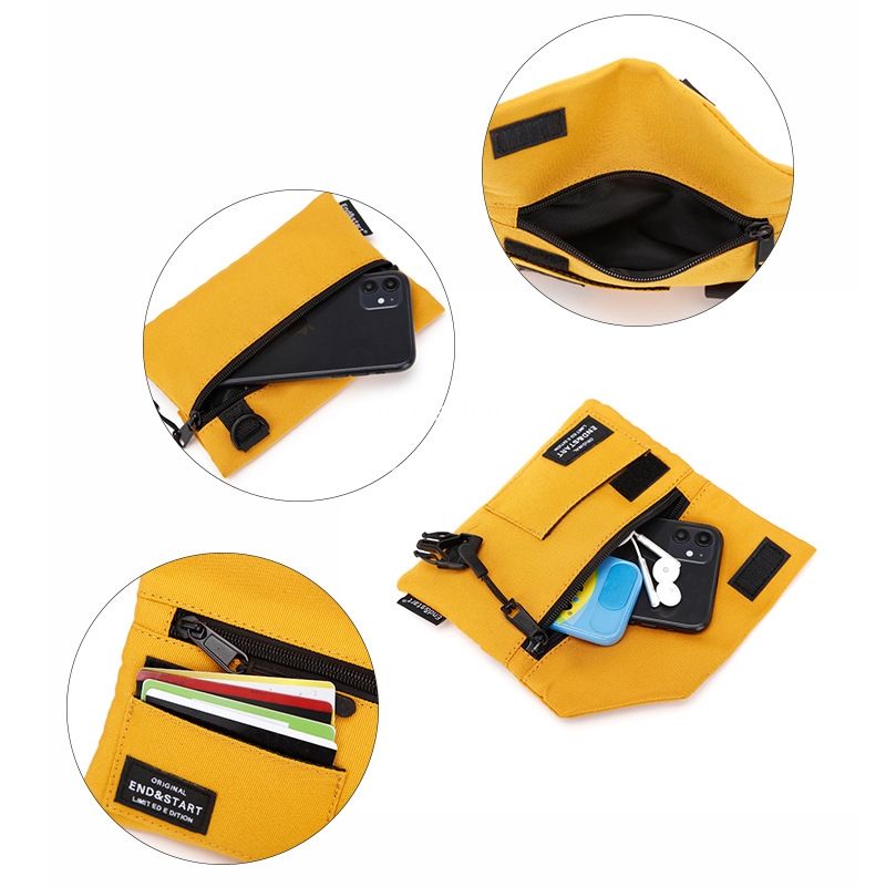 Men's crossbody bag fashion brand mini bag lightweight mobile phone bag female Japanese single bag casual diagonal small backpack boys