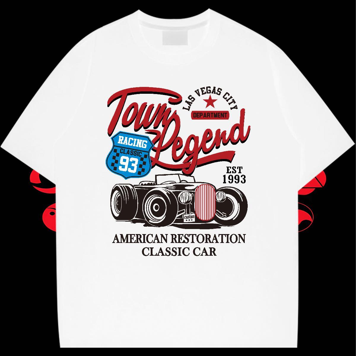 High Quality Men Clothes T-Shirt 230g 100% Cotton Street Casual car DIY Logo Oversized Breathable Soft Wholesale Men T Shirts Tee Shirt