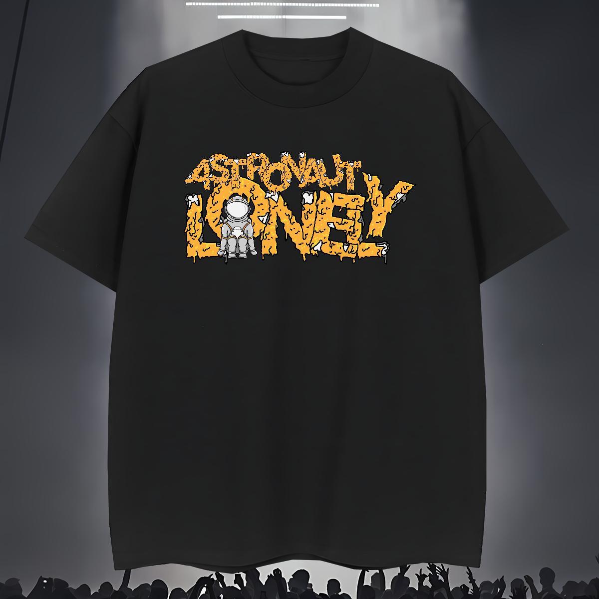 T Shirts Men 100% Cotton 230g space Sport Breathable Soft DIY Men Tees Wholesale Loose Fit Top Tees