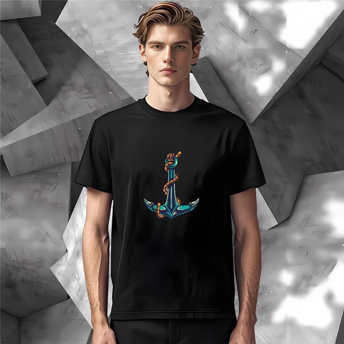 Free Shipping T Shirt For Man tool Tops Tees 100% Cotton 230g Street wear Hip Hop Cool Anime Print Breathable Soft Couples T Shirts