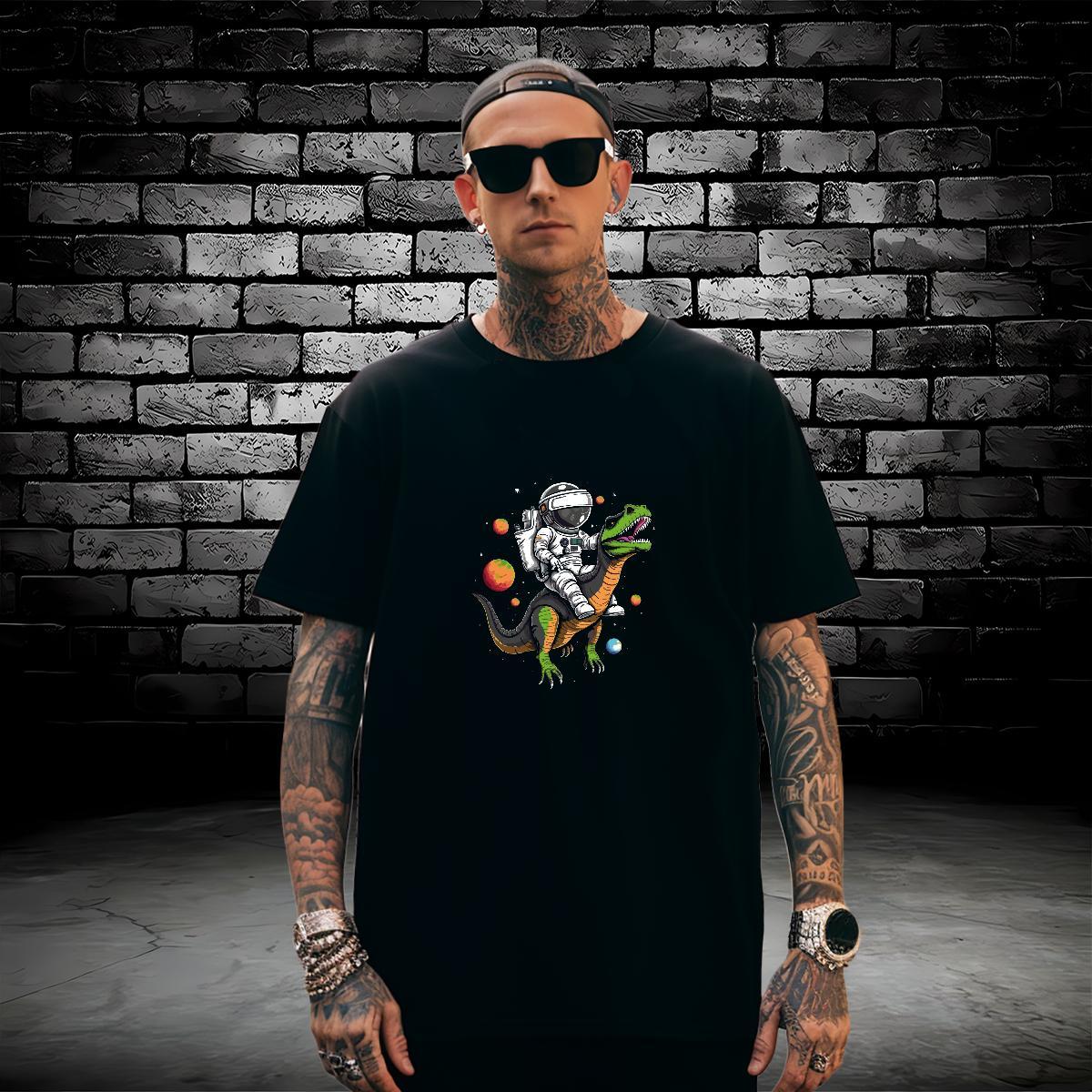 T shirt 230g Pure Cotton universe Casual Beach Breathable Crew Neck Custom Anime Tshirt for Man Woman New Arrival Soft Tops Tees