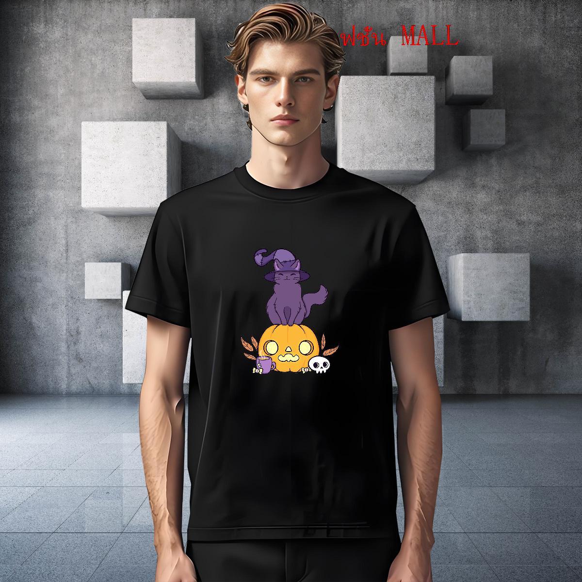 Free Shipping Man T Shirts 100% Cotton 230g pumpkin Casual Daily Wear Tshirts Crew Neck Breathable Comfortable Men Clothes T-Shirt Customized Print